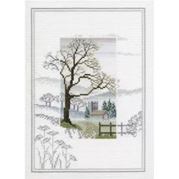 Derwentwater Designs Winter Tree Cross Stitch Kit