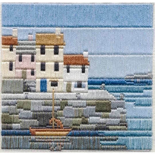 Image 1 of Derwentwater Designs Fishermen's Cottages Long Stitch Kit