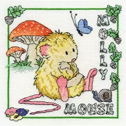 DMC Molly Mouse Cross Stitch Kit