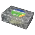 Image of Clear Storage Box and 12 Jars