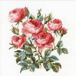 RIOLIS Garden Roses Cross Stitch Kit