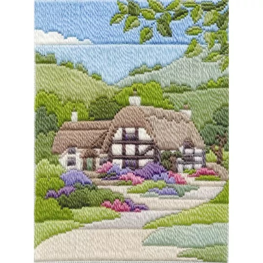 Derwentwater Designs Cottages Summer Long Stitch Kit 