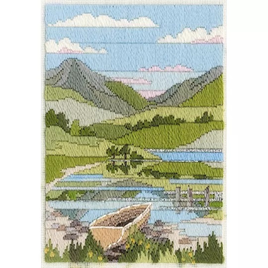 Image 1 of Derwentwater Designs Mountain Spring Long Stitch Kit