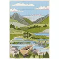 Image of Derwentwater Designs Mountain Spring Long Stitch Kit