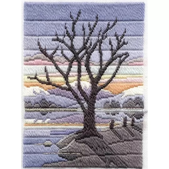 Image 1 of Derwentwater Designs Winter Evening Long Stitch Kit