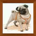 Image of RIOLIS Pug Dog Cross Stitch Kit