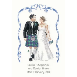 Heritage Scottish Wedding - Aida Cross Stitch Kit