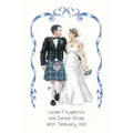 Image of Heritage Scottish Wedding - Evenweave Cross Stitch Kit