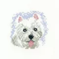 Image of Heritage Westie Puppy - Aida Cross Stitch Kit