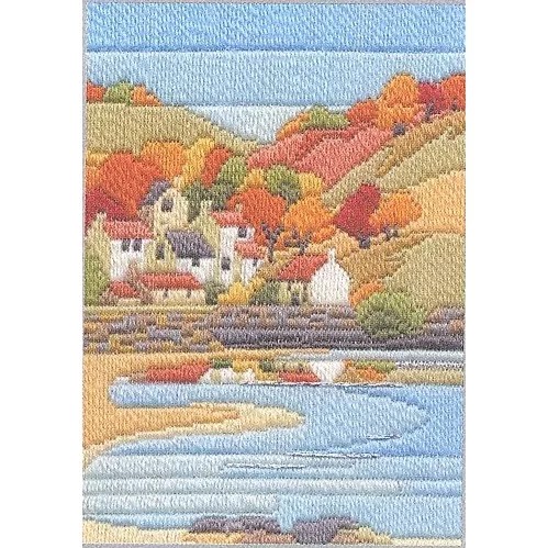 Image 1 of Derwentwater Designs Coastal Autumn Long Stitch Kit