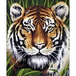 DMC Tiger Profile Tapestry Canvas