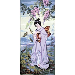 DMC Geisha and Pomegranate Tapestry Canvas