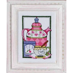 Bobbie G Designs Tea Time Pleasures Cross Stitch Kit