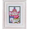 Image of Bobbie G Designs Tea Time Pleasures Cross Stitch Kit