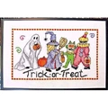 Image of Bobbie G Designs Trick or Treat Cross stitch Chart