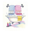 Image of Bobbie G Designs His and Hers Cross Stitch Kit