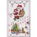 Permin Santa Staircase Advent Christmas Cross Stitch Kit