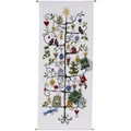 Image of Permin Christmas Tree Advent Cross Stitch Kit