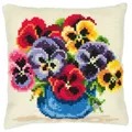 Image of Anchor Pansy Bowl Cross Stitch Kit