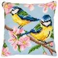 Image of Anchor Bluetits and Blossoms Cross Stitch Kit