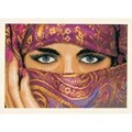 Image of Lanarte Mysterious Eyes - Aida Cross Stitch Kit