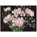 Image of Lanarte Pink Roses Cross Stitch Kit