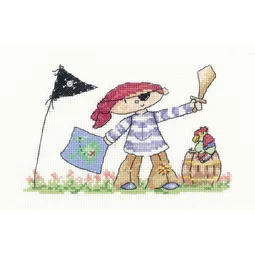 Heritage Little Pirate Cross Stitch Kit