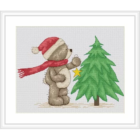 Image 1 of Luca-S Time to Decorate the Tree Cross Stitch Kit