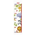Image of Vervaco Zoo Animals Height Chart Cross Stitch Kit