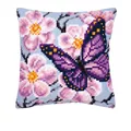 Image of Vervaco Butterfly and Orchid Cross Stitch Kit