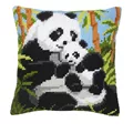 Image of Vervaco Panda and Cub Cross Stitch Kit