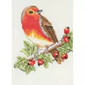Image of Anchor Red Robin Christmas Cross Stitch Kit