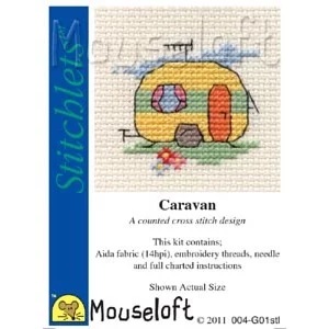Image 1 of Mouseloft Caravan Cross Stitch Kit