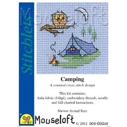 Mouseloft Camping Cross Stitch Kit