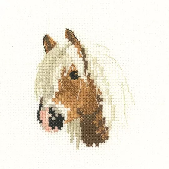 Image 1 of Heritage Palomino Pony - Aida Cross Stitch Kit