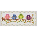 Image of Fat Cat Twit Twoo Cross Stitch Kit