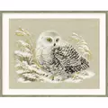 Image of RIOLIS White Owl Cross Stitch Kit
