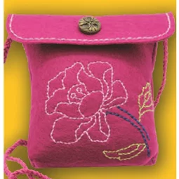 Kleiber Pink Rose Bag Small Craft Kit