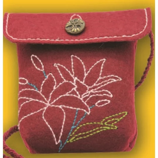 Image 1 of Kleiber Burgundy Rose Bag Small Craft Kit