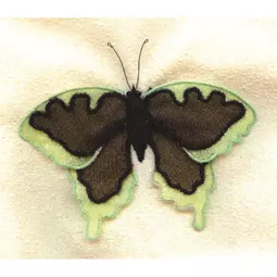 Stitch by Stitch Exotic Green Butterfly Embroidery Kit