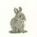 Image of Heritage Baby Rabbit -Aida Cross Stitch Kit