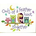 Image of Stitching Shed Owls of a Feather Cross Stitch Kit