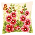 Image of Vervaco Delphiniums Cushion Cross Stitch Kit