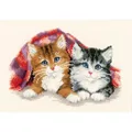 Image of Vervaco Kittens Under the Rug Cross Stitch