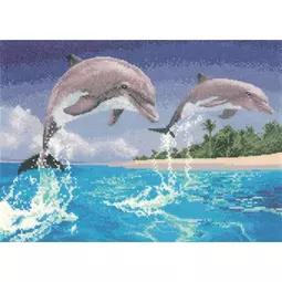 Heritage Dolphins - Evenweave Cross Stitch Kit