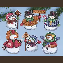 Design Works Crafts Welcome Winter Ornaments Christmas Cross Stitch Kit