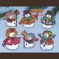 Image of Design Works Crafts Welcome Winter Ornaments Christmas Cross Stitch Kit