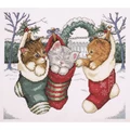 Image of Design Works Crafts Cozy Kittens Christmas Cross Stitch