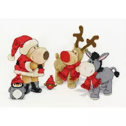 DMC Boofle's Christmas Pals Cross Stitch Kit