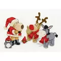 Image of DMC Boofle's Christmas Pals Cross Stitch Kit
